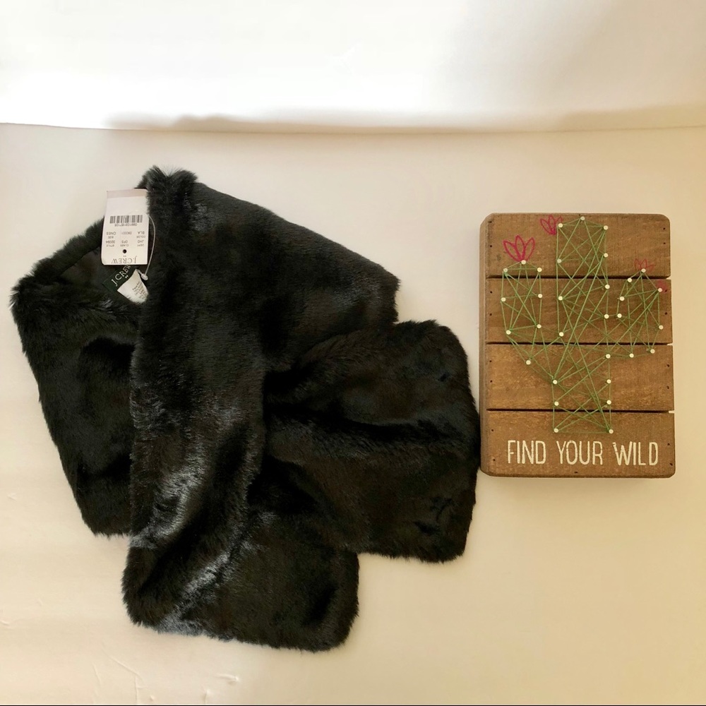J crew Faux Fur Scarf